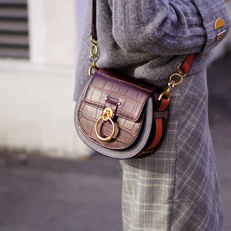 Новая сумка седло женская дизайнерская сумки известного бренда женские