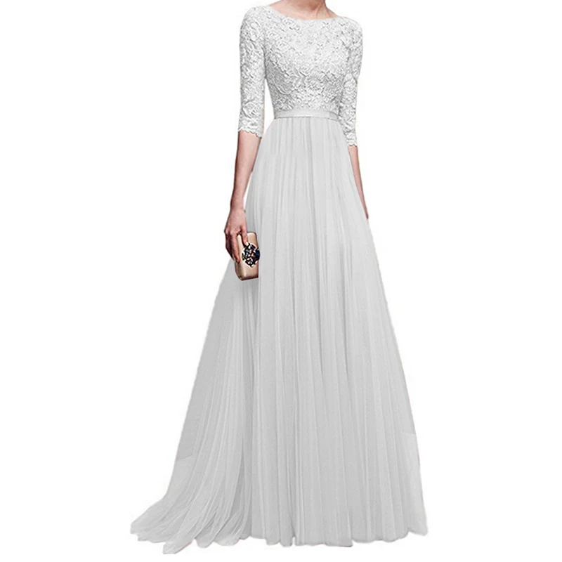 Женское винтажное шифоновое длинное вечернее платье до щиколотки с цветочным