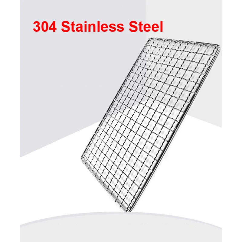 Барбекю барбекю Гриль коврик из нержавеющей стали Сменная сетка антипригарный
