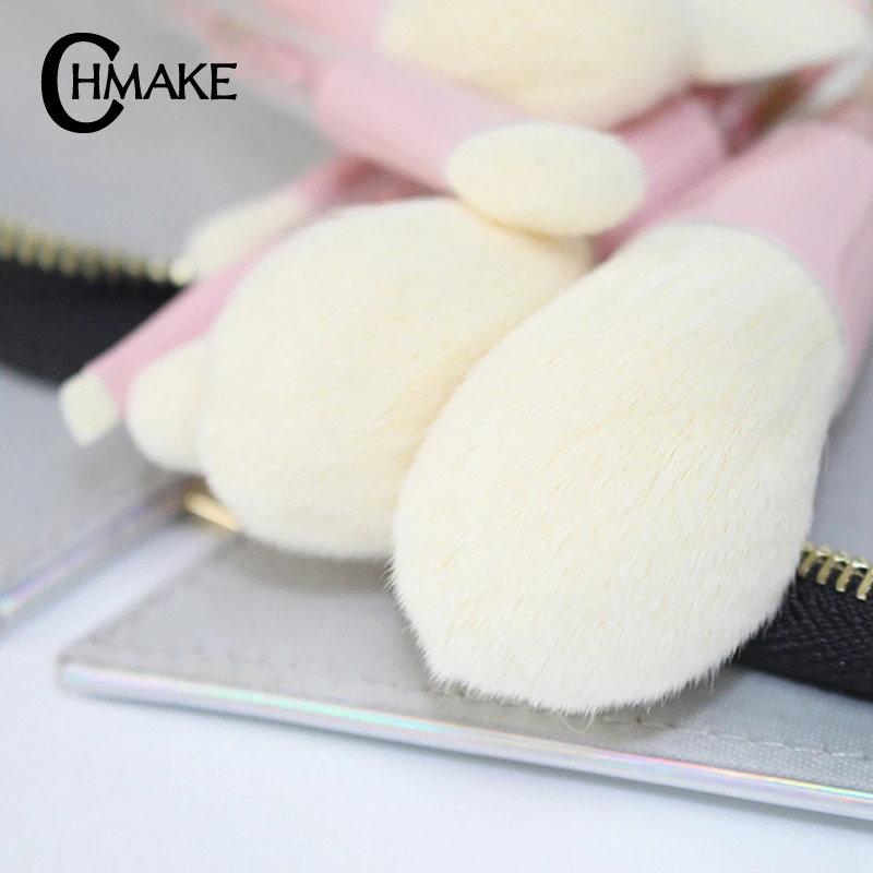 CHMAKE 8pcs diamond colorful makeup brush set professional make up brushes high quality cosmetic tools kit with bag | Красота и