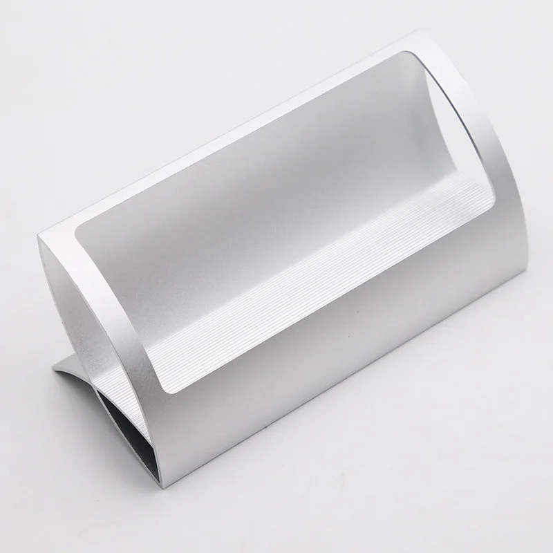 

Business Card Holder for Desk, Metal Aluminum Desktop Business Name Card Case Display Organizer Stand, Office and Tradeshows Tab