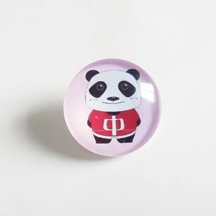 100 шт. Милый Панда мягкий магнит на холодильник 25 мм наклейки мультфильм