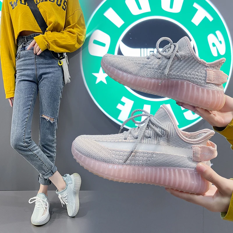 

Single Mesh Women Shoes Shoes Women's Sneakers Breathable Walking Woman's Sneakers Summer Imitation nke Female Shoes Coconut