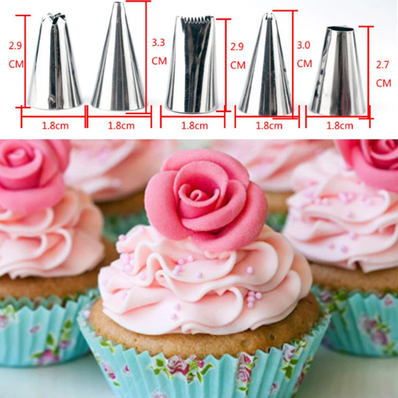 8 /10/18 шт. силиконовых кейсов Кухня аксессуары Обледенение Трубопроводы Крем