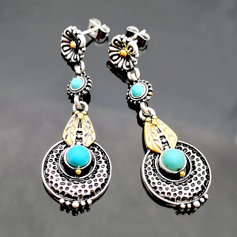 Винтажные длинные висячие серьги для женщин Этнические украшения в виде пчелы