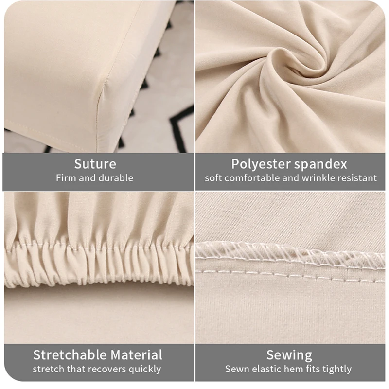 

Universal Size Stretch Chair Cover Removable Anti-dirty Seat Cover for Banquet Wedding Dinner Restaurant Home Party Decoration