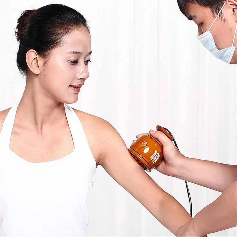 Электрическое отопление вакуумная Очищающая терапия Массаж Guasha машинный