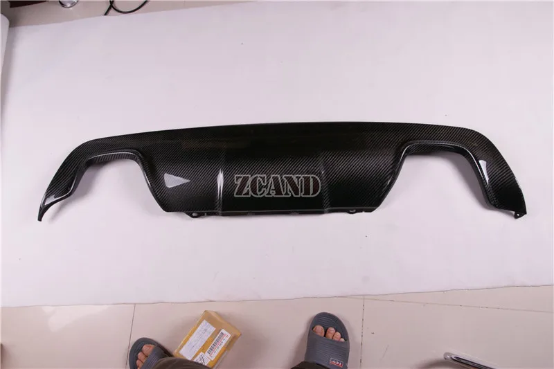 Задний диффузор из настоящего углеродного волокна Quad выхлопная система для BMW E60 5