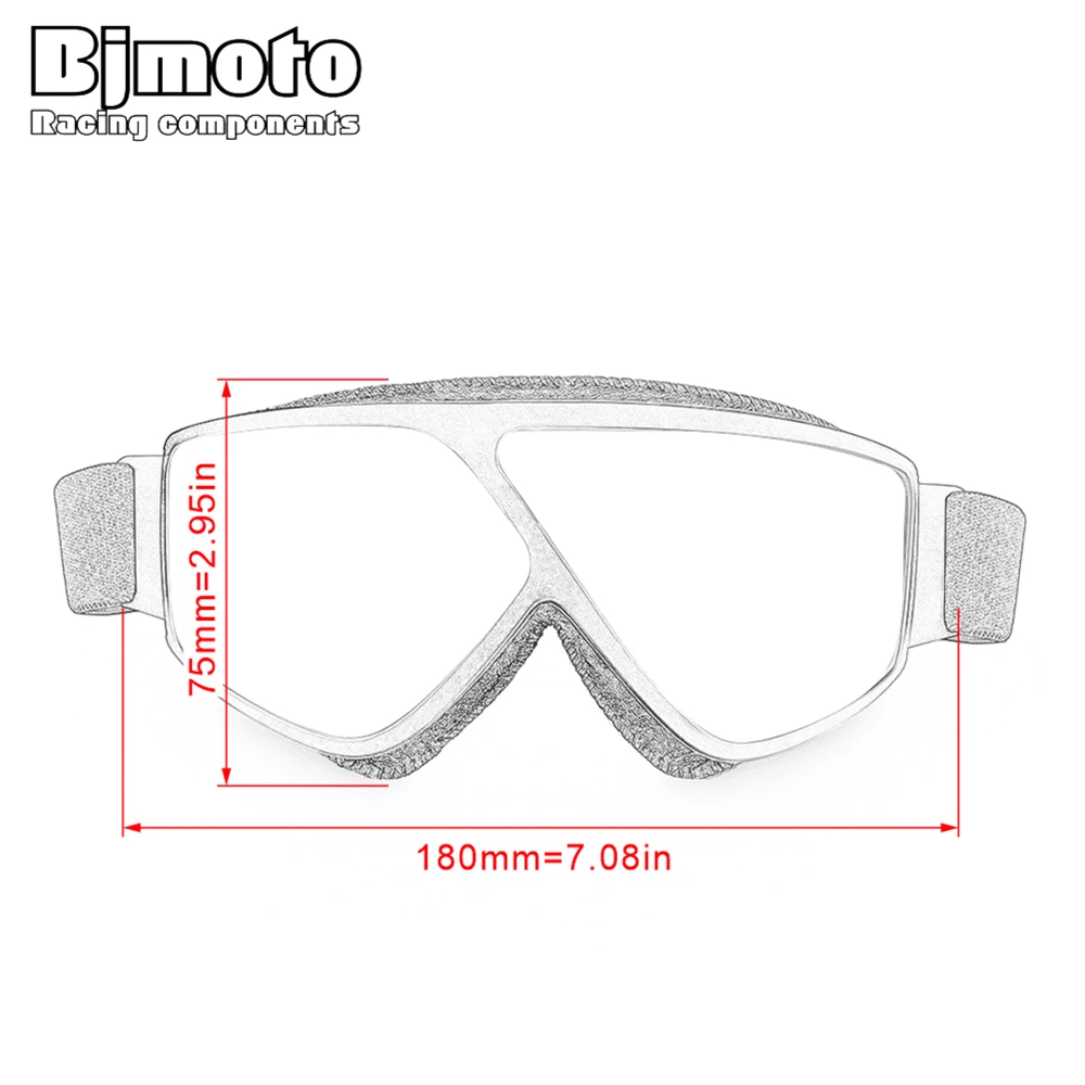 

Sunglasses Motorcycle Glasses Goggle Windproof Retro Motocross Cycling Outdoor Dirt Bike Riding Goggles Motor Accessories