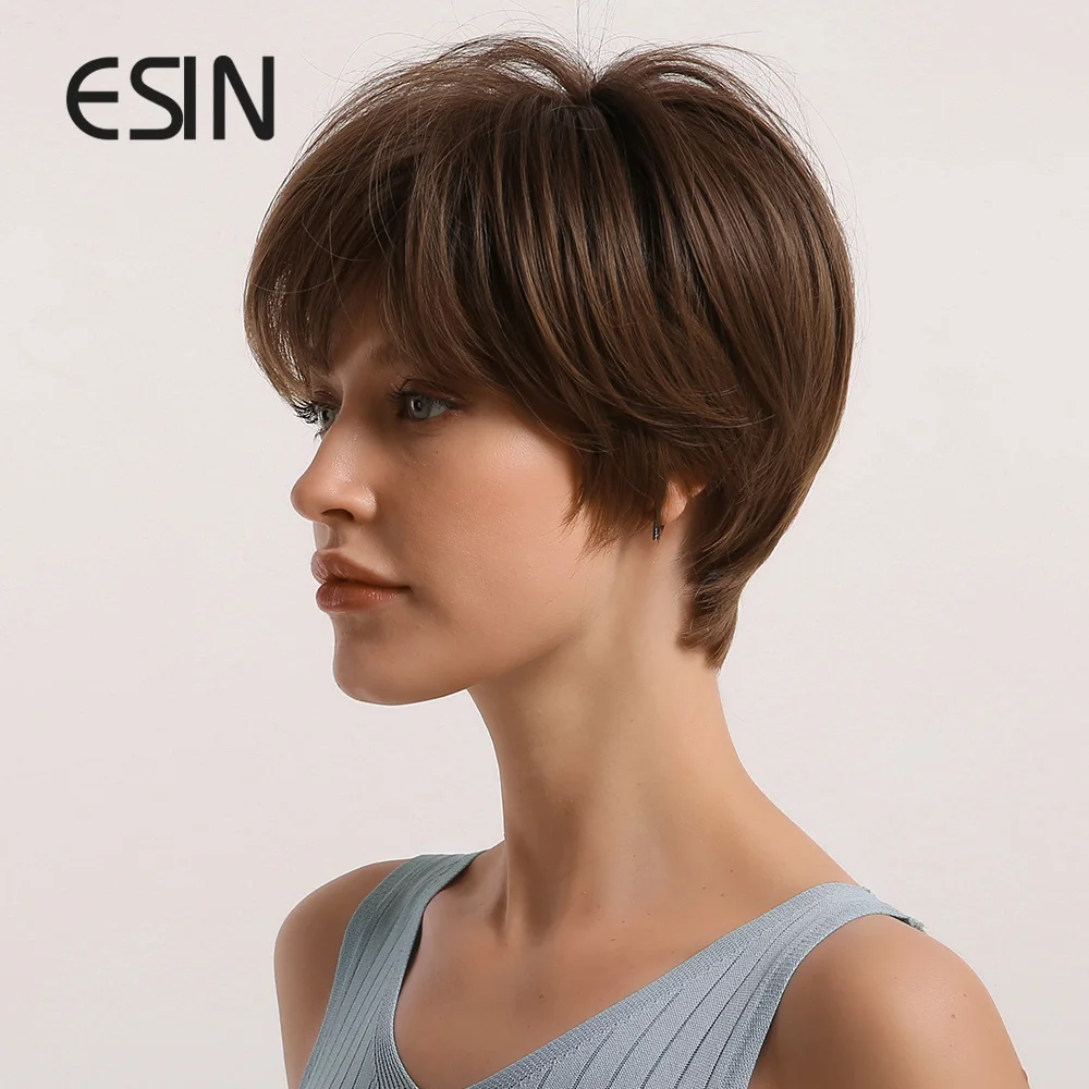 Inhaircube синтетические женские парики с естественной челкой пушистые слоистые