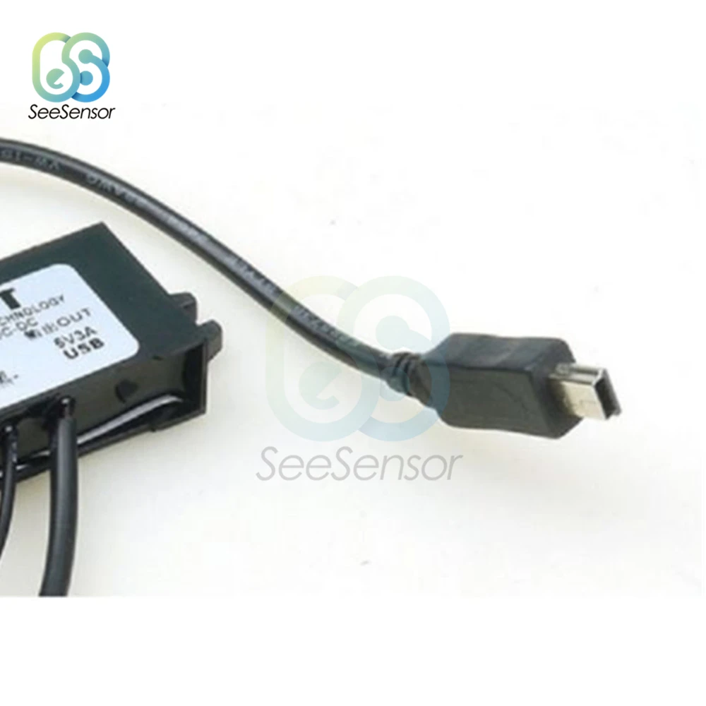 Автомобильный понижающий преобразователь Напряжения DC/DC 12 В в 5 3A 15 Вт регулятор