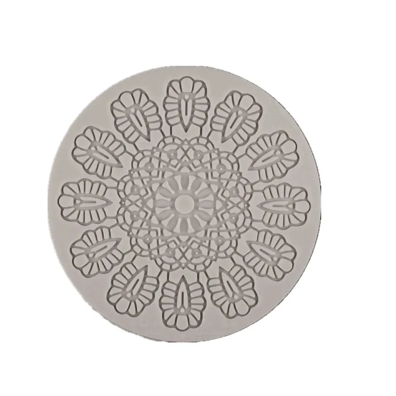 

Round Leaf Lace Silicone Cake Mold Fondant Mold Cake Decorating Tools Gmpaste Chocolate Mould Cake Mould