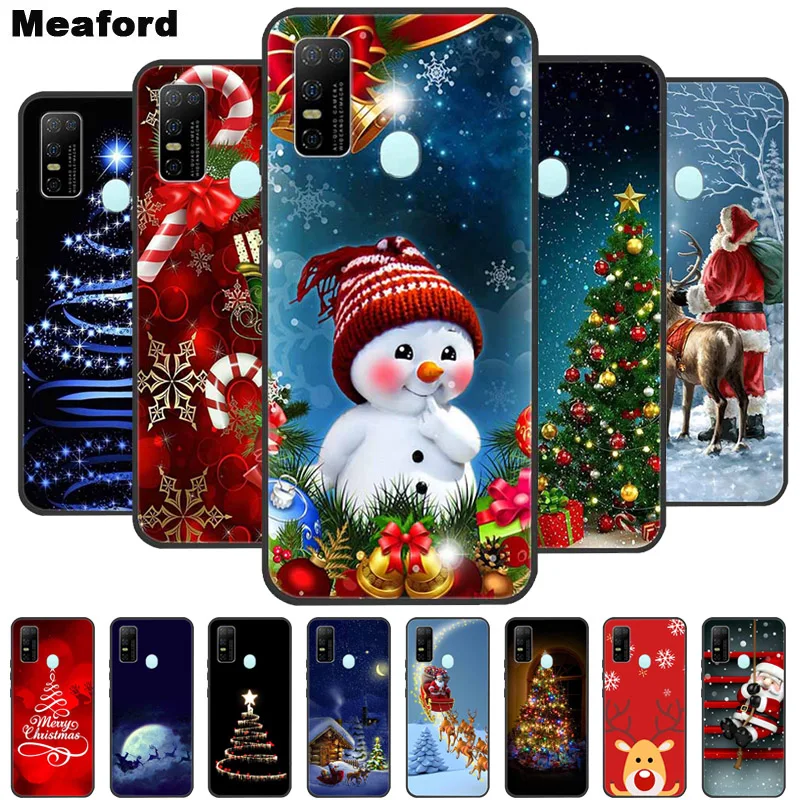 

Christmas Cartoon Case For DOOGEE N30 N40 N20 Pro Case Silicone Soft TPU Cover for DOOGEE X96 X95 Pro N10 Y7 Y8 X90L X70 Case