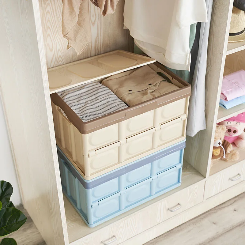 Складной ящик для хранения офиса и дома Многофункциональный пластиковый