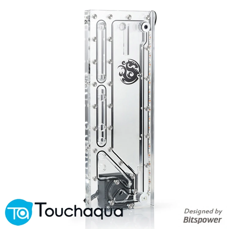 Transparent Bitspower Touchaqua Sedna O11D для LIAN LI O11 динамический(PWM) Водный пластины с 17 Вт насос - Цвет лезвия: Transparent