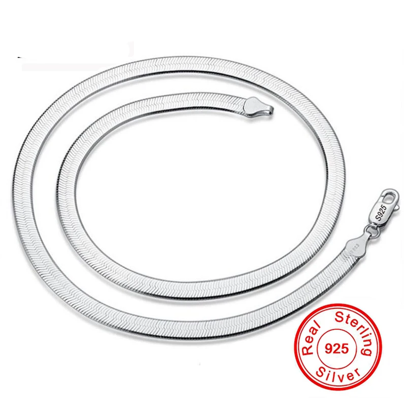 Ожерелье чокер из серебра 925 пробы для женщин ручной работы оригинальное