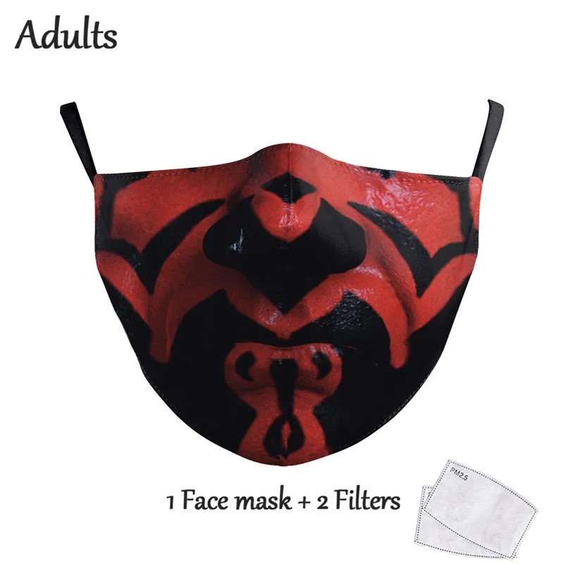 3D с 5 ти слойным фильтр взрослая Мода Защитная маска против пыли из дышащего