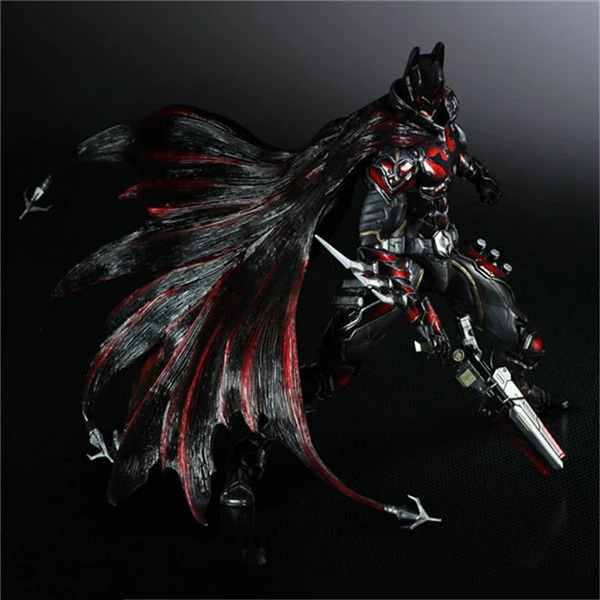PA super heroes dc экшн-фигурки Play Arts kai Justice League Темный рыцарь красный Бэтмен 27 см горячая модель игрушки носки darts коллекция