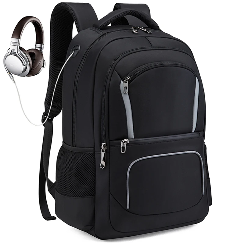 

Men Backpack 14 15.6 16 17 Inch Laptop Bag USB Charging Waterproof Anti-theft Male Mochi Business Anti-theft Backpacks Women