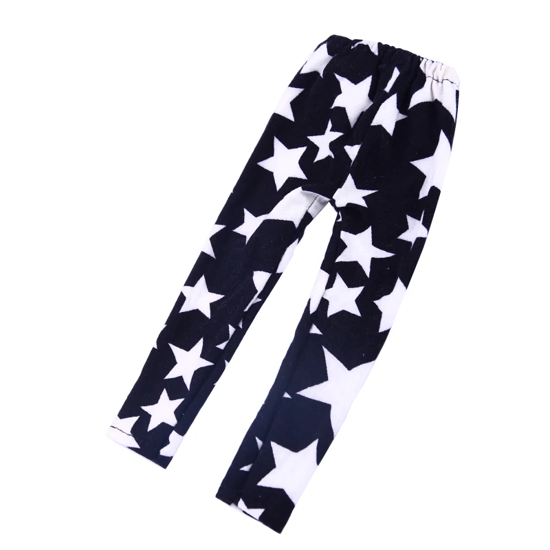 LUCKDOLL любовь печати леггинсы подходит 18 дюймов Американский 43 см Кукла одежда аксессуары, игрушки для девочек, поколение, подарок на день рождения