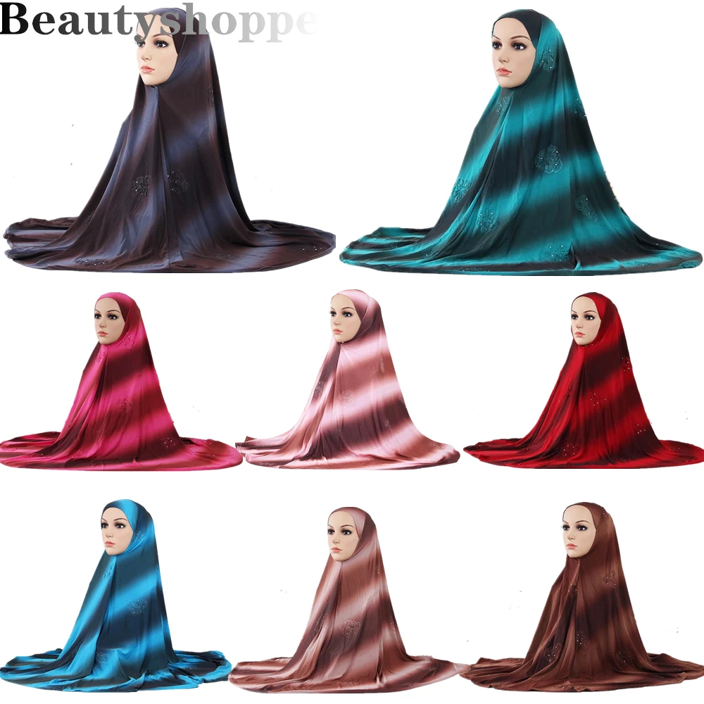 Мусульманский большой хиджаб женский шарф молитвенная одежда арабский Паранджа