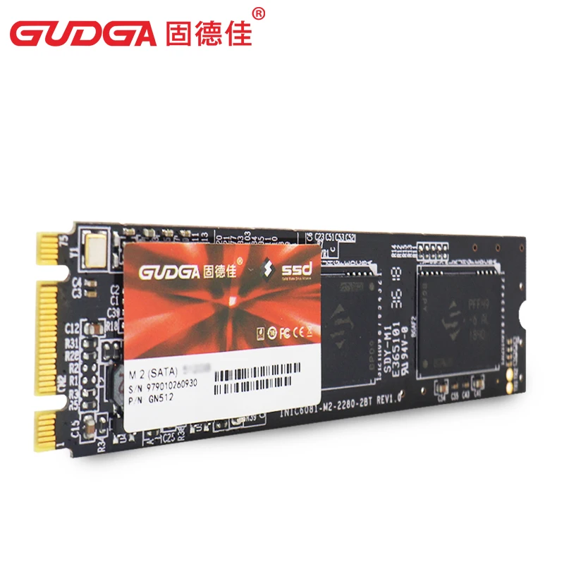 Горячая Распродажа GUDGA M2 2280 SSD M.2 SATA 128 ГБ 256 512 1 ТБ HDD NGFF мм disco duro для настольного
