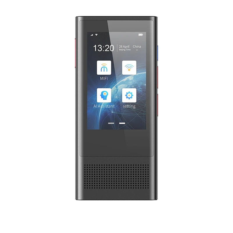 W1 3 0 перевод AI Voice Photo Translator 1 дюйма IPS 4G WIFI 8 Гб памяти 2080 мАч 117 языков портативный OTG