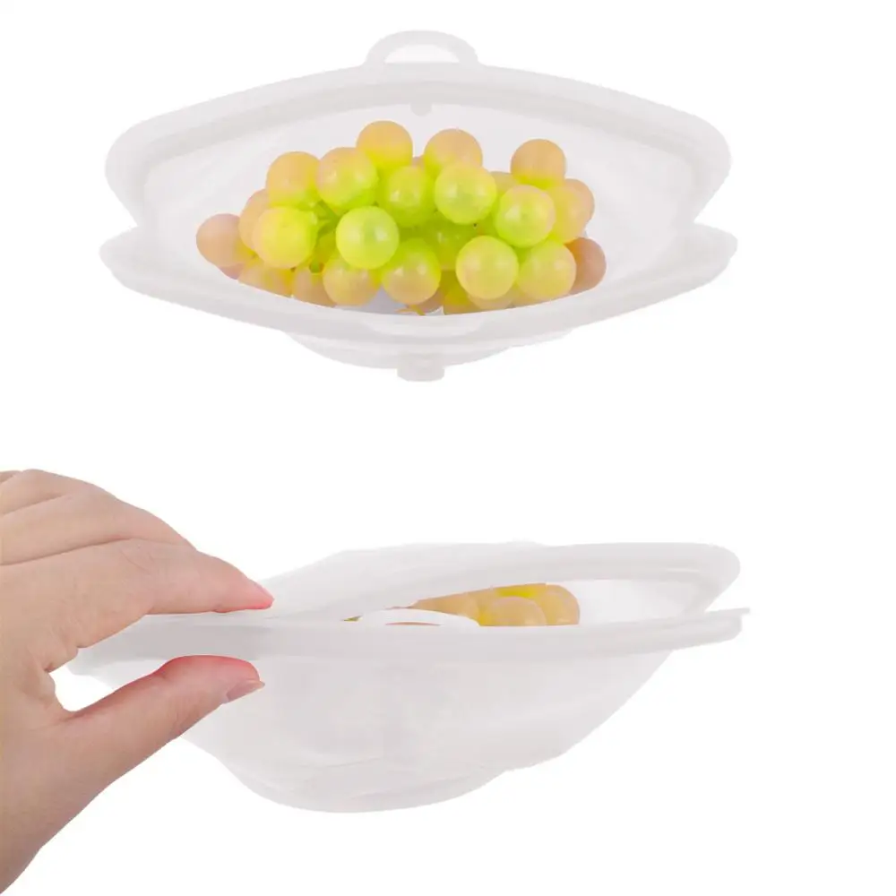 Силиконовые вакуумные контейнеры для хранения еды герметичные многоразовые