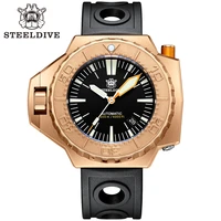 factory supply steeldive watch sd1969s 1200m water resistant nh35 automatic bi direction bezel dive watch