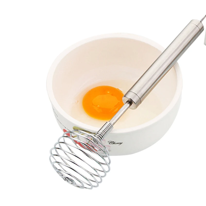 Ручной крем из нержавеющей стали для взбивания яиц с ручной мукой