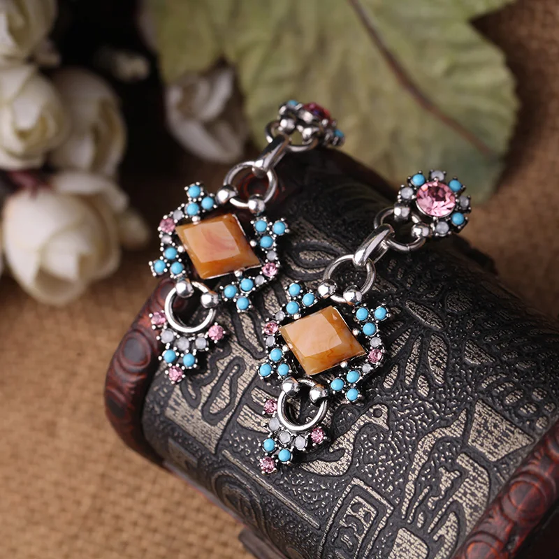 Этнические богемные модные многостильные Висячие серьги для женщин акриловые