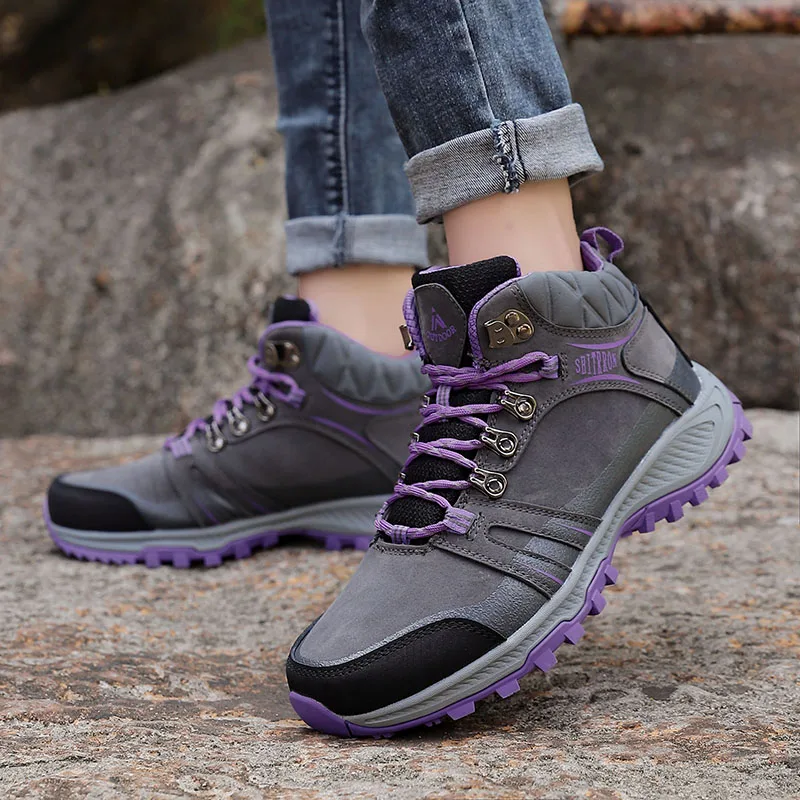 Winter Men Women Hiking Boots Waterproof Trekking Shoes Man Outdoor Climbing Shoes Men's Mountain Footwear zapatillas hombre
