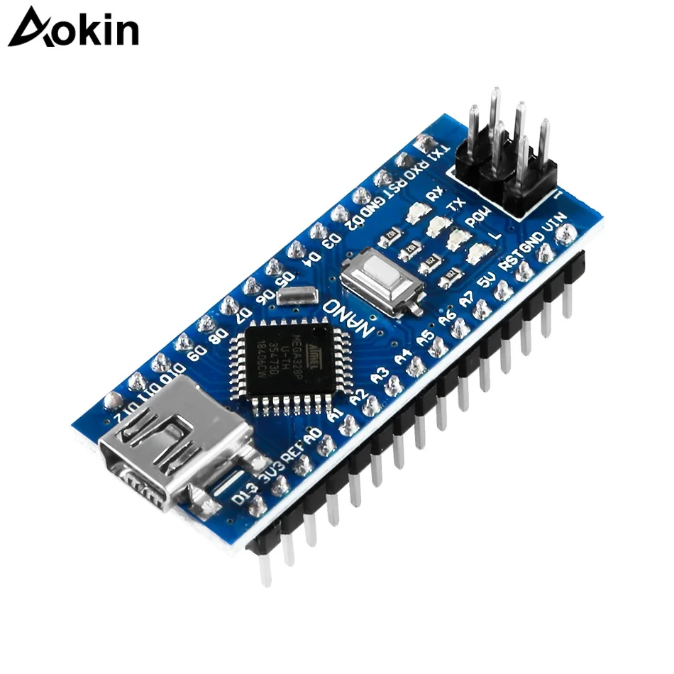 Nano Board CH340/ATmega328P без кабеля USB совместим с Arduino V3.0 (без кабеля)|Детали и аксессуары