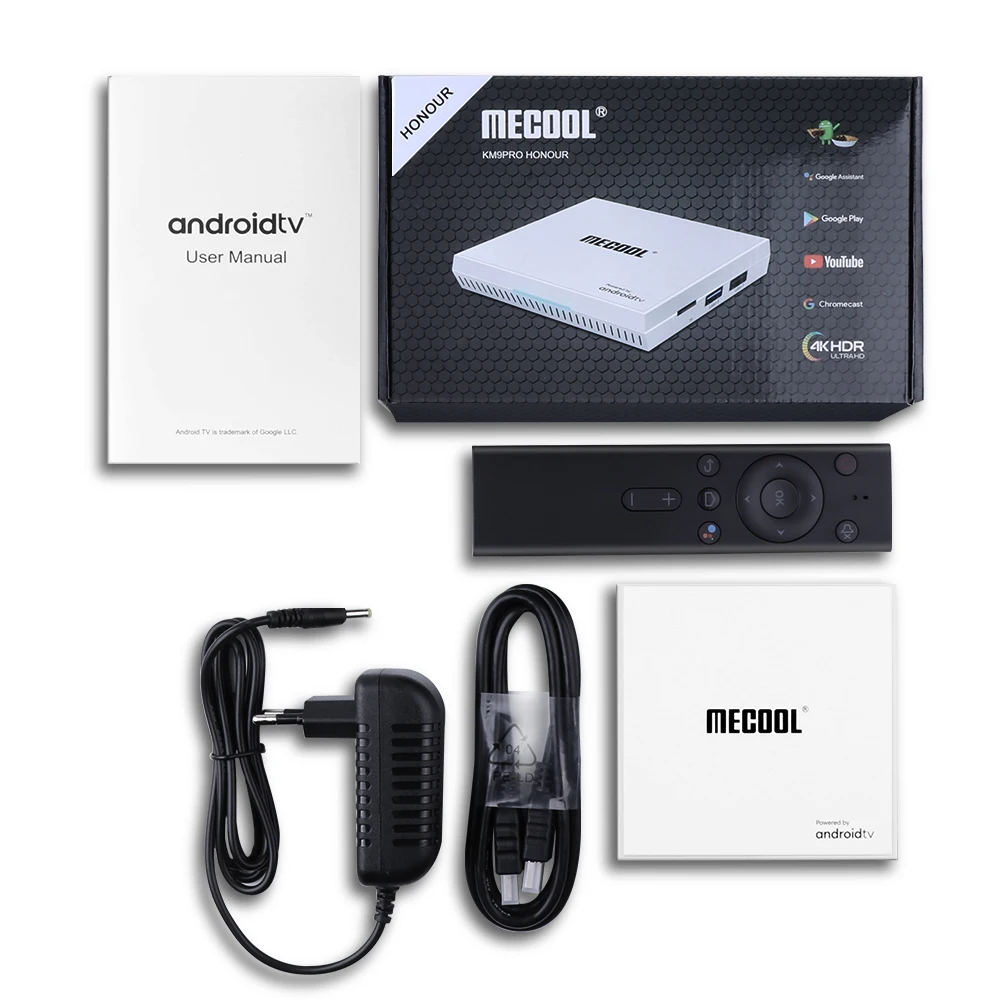 Mecool KM9 PRO Honor tv Box 4G 32G консоль Android 9,0 Amlogic S905X2 USB3.0 4K HDR 2,4G/5G двойной wifi BT 4,1 Android tv Box