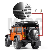 rc car stainless steel spare tires cover for 110 rc rock crawler trx 4 bronco defender tactical unit axial scx10 90046
