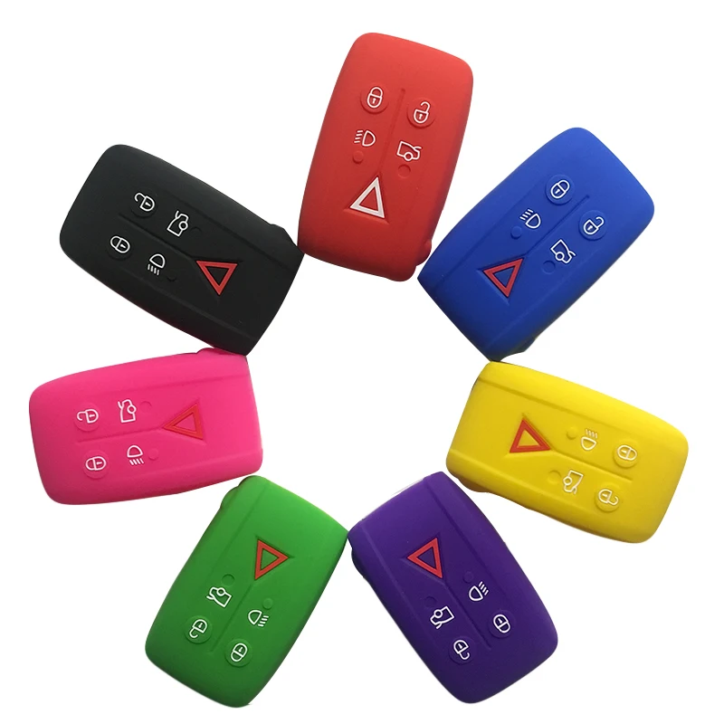 

Key Case for Jaguar XF XK XKR X-Type S-Type 2007-2013 Remote Control Skin Key Cover Bag Holder Protector Case for Keys on Car