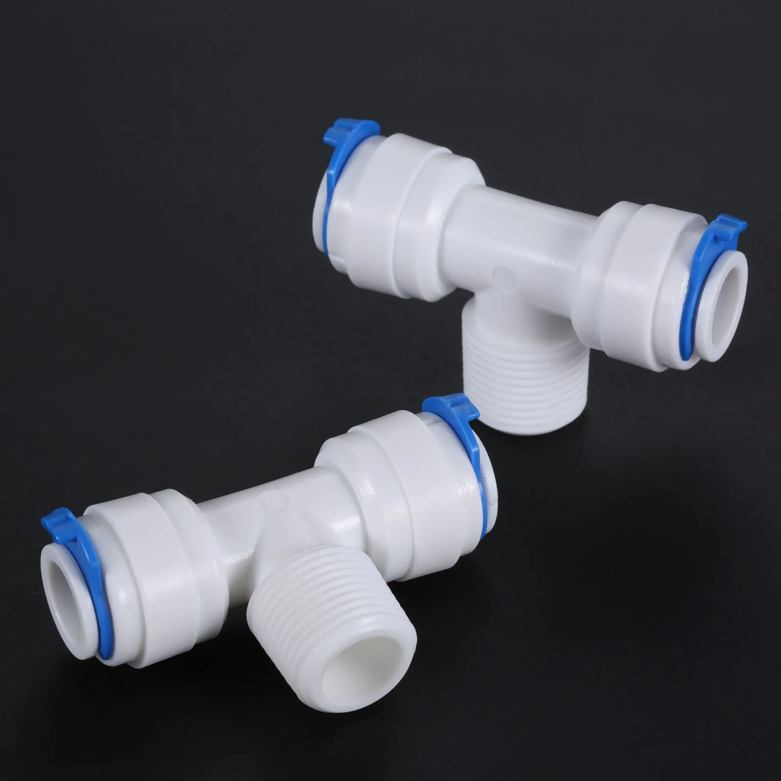 2 шт. Т-образный тройник 3/8 дюйма с наружным диаметром для системы обратного