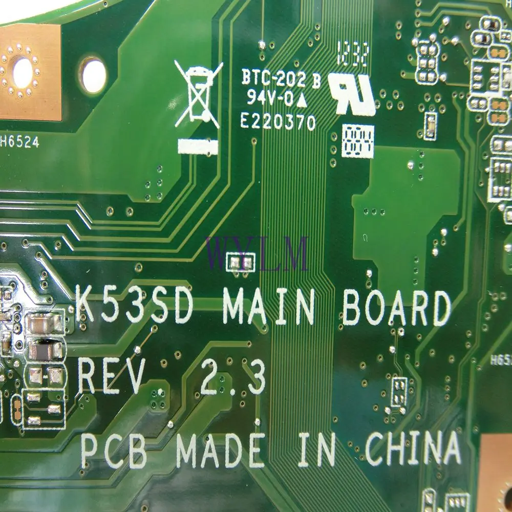 Материнская плата K53E REV2.3/2 1 для ноутбуков ASUS A53S P53E P53S X53S K53SD материнская DDR3 PGA 989 USB3.0
