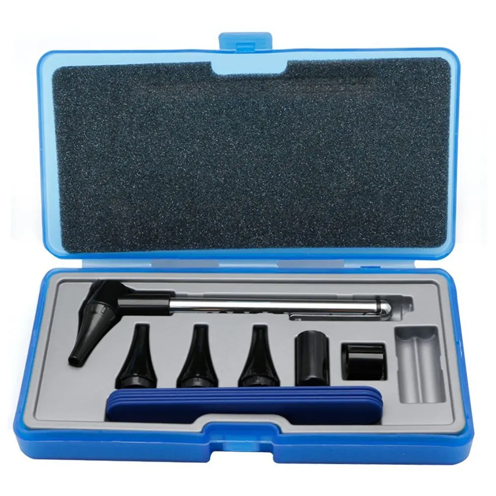 Otoscope набор волоконно оптический офтальмоскоп светодиодный диагностический