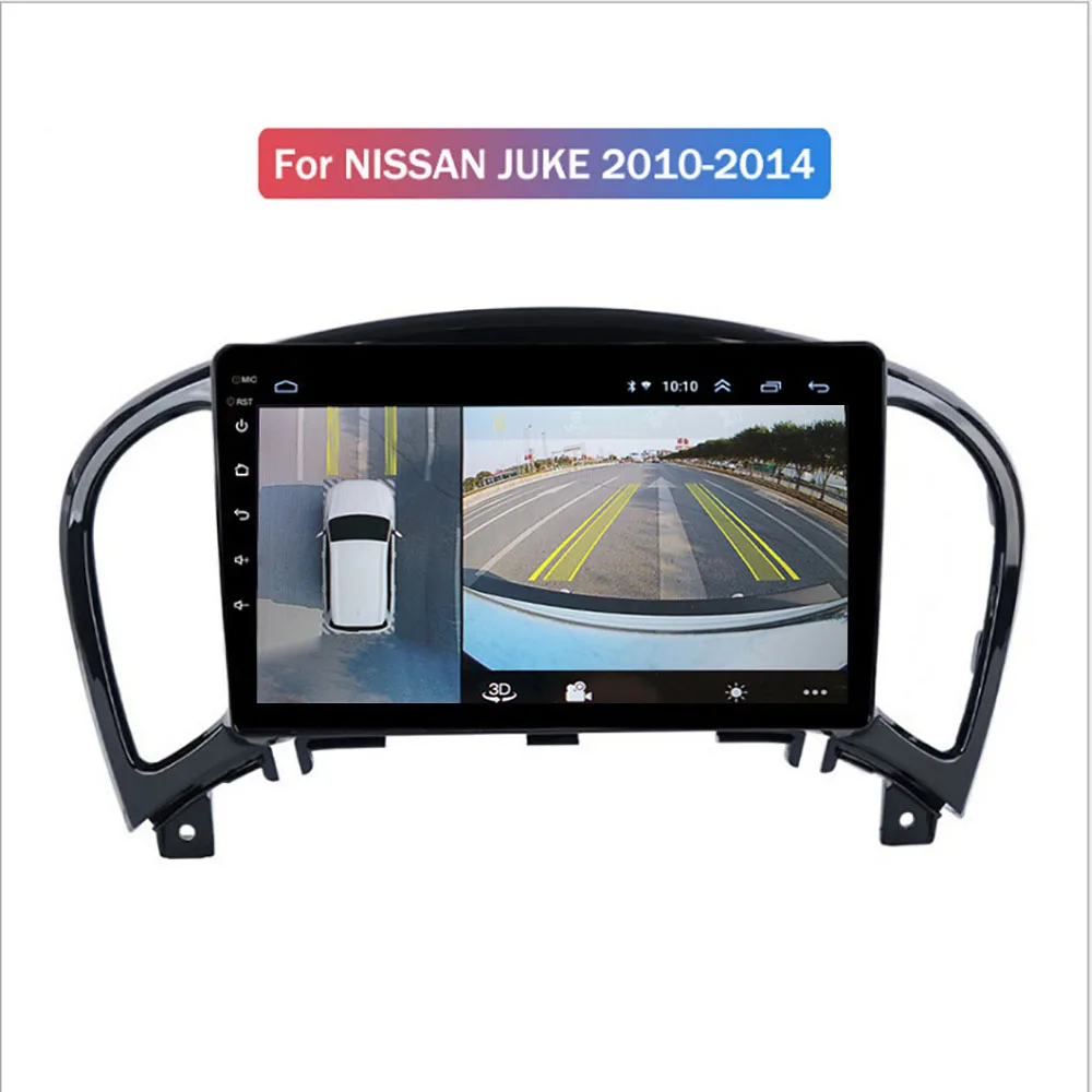 360 панорамная система птичий глаз для Nissan JUKE 10-14 лет автомобильное радио