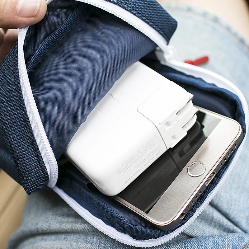 

New Travel Business Digital Storage Packet Portable Packing Organizers Shockproof Power Data Line Charger Cosmetic Bag Case