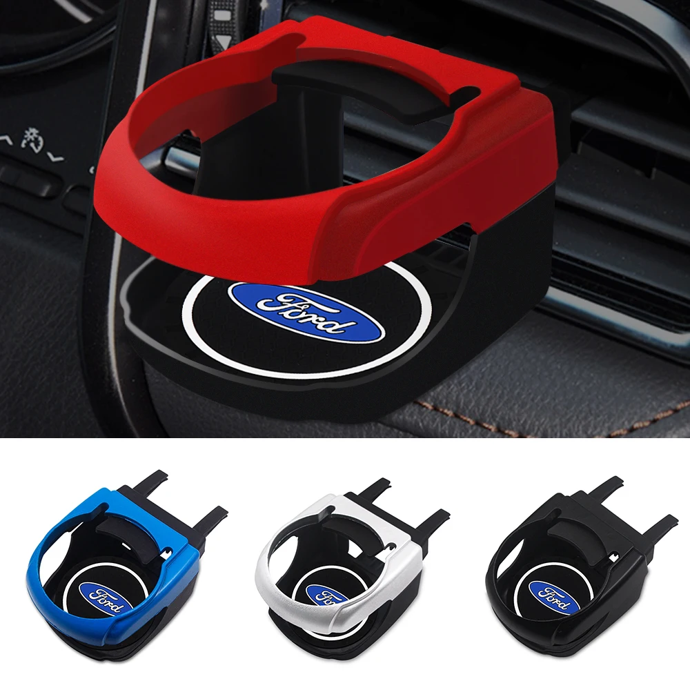 

Water Cup Holders Universal Car Drink Holders Auto Air Outlet Beverage Rack For Ford Fiesta EcoSport ESCORT Ranger Mondeo