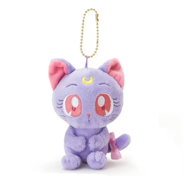 Новый плюшевый мини брелок с котом Сейлор Мун Луна детские мягкие игрушки