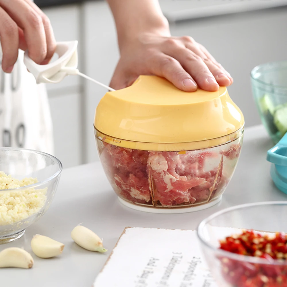 Измельчитель для пищевых продуктов мощный ручной измельчитель миксер фруктов |