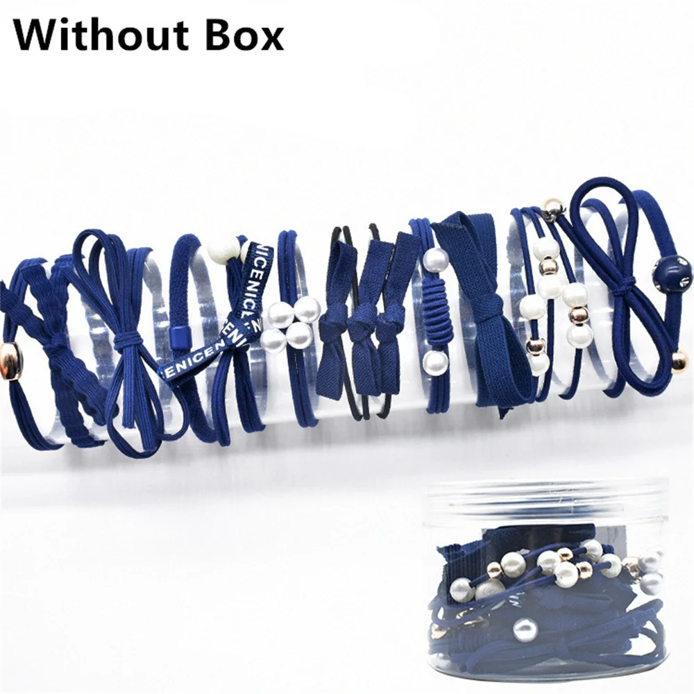 12 шт./компл. эластичные повязки для волос женщин и девушек корейский цветок