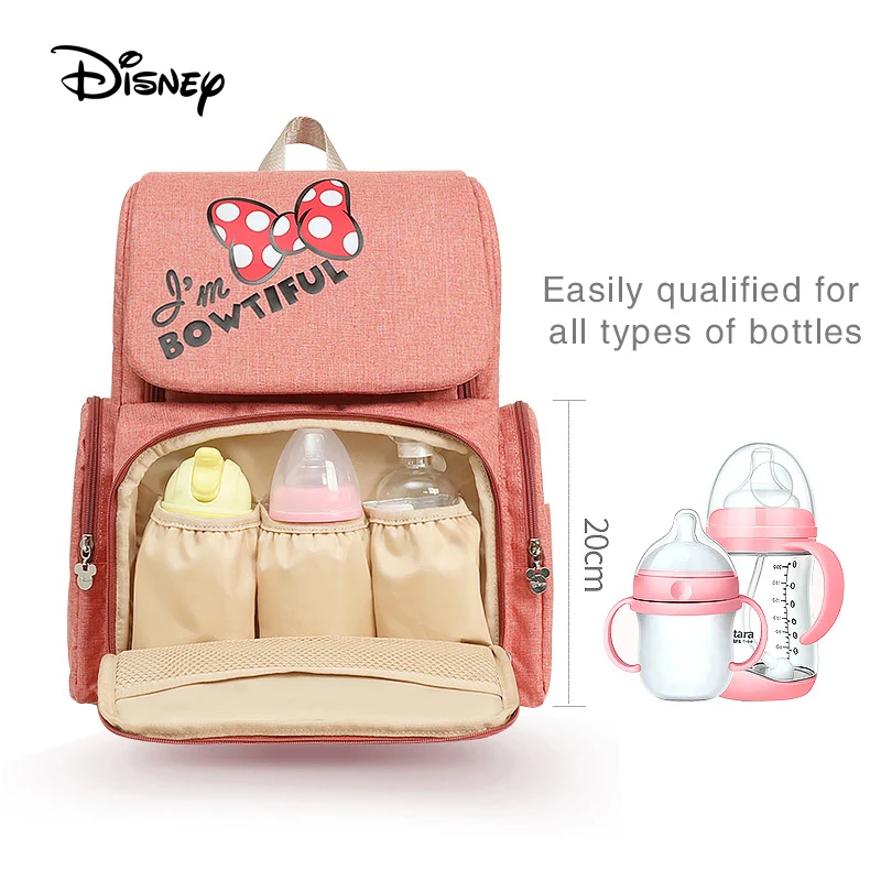 Сумка для подгузников Disney с usb многофункциональная Сумочка мам молнией и Микки