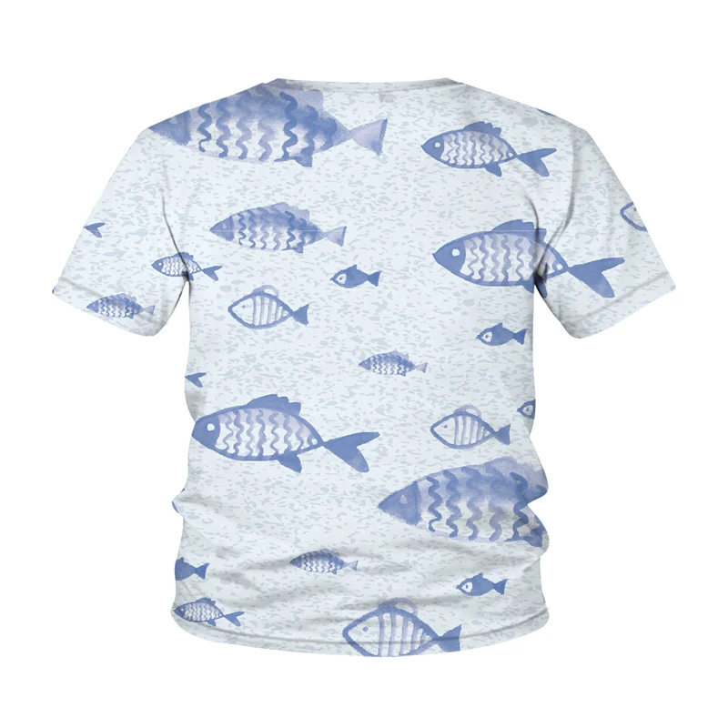 

2021Summer Brand New Children T-shirt Cartoon Conch 3D Boys/girl T-shirt Kids Short Sleeve T-shirts Casual Baby Tops Clothing
