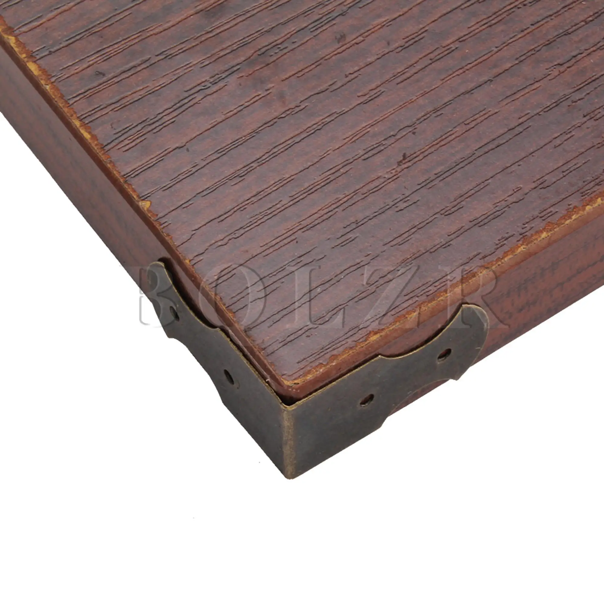 BQLZR 20 шт 0 94x0 51 дюймов винтажный бронзовый корпус коробка угловая защита