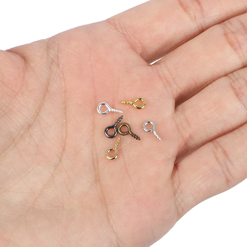 500 шт. винтовые шпильки для подвесок аксессуары мини глаз подвеска Бейл