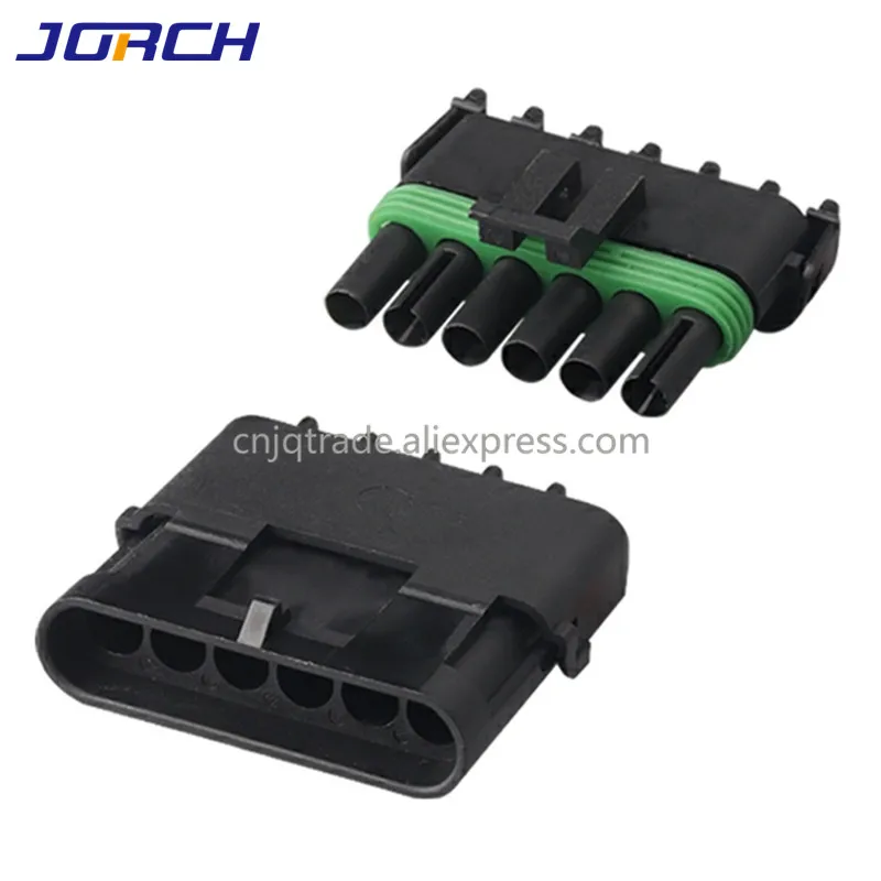 

5 комплектов Delphi Погода пакет 6 pin способ мужской женский автомобильный влблр компонент 12015799 12010975